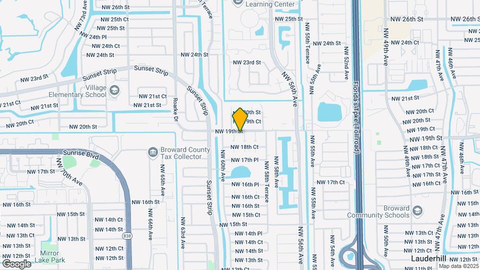 5952 NW 19th St Map and Location Details