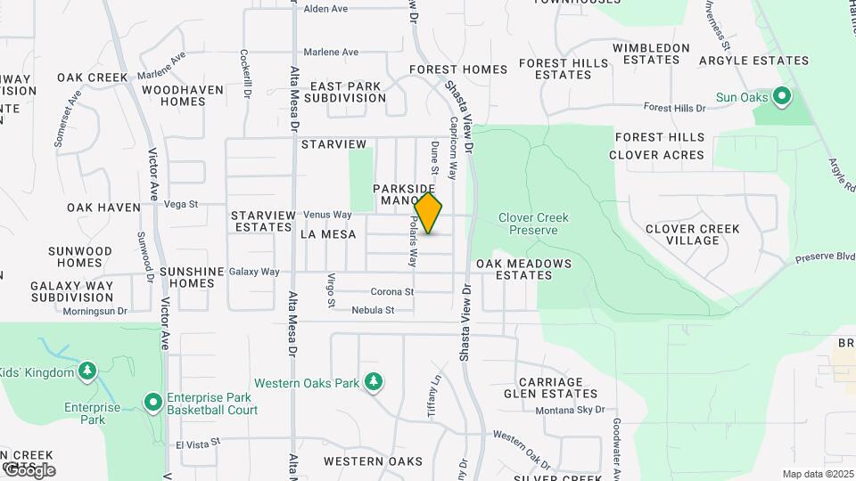 2525 Capella St Mapa y Detalles de la Ubicación