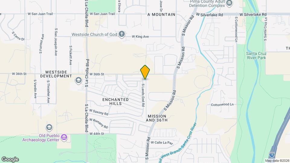 2625 S Lands End Rd Mapa y Detalles de la Ubicación