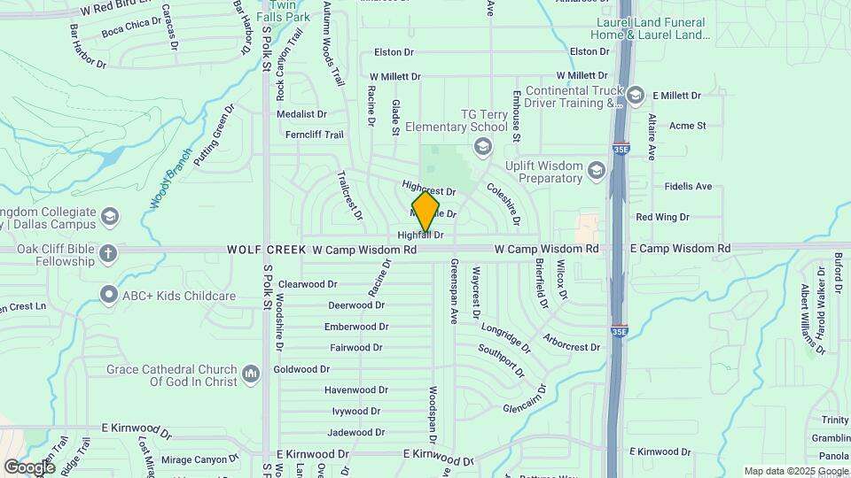 636 Highfall Dr Map and Location Details