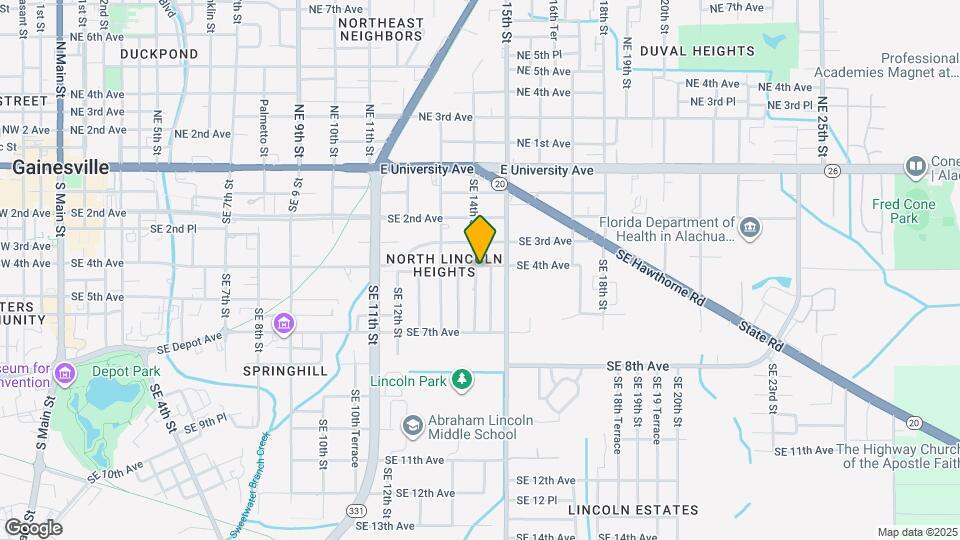 1405 SE 4th Ave Map and Location Details