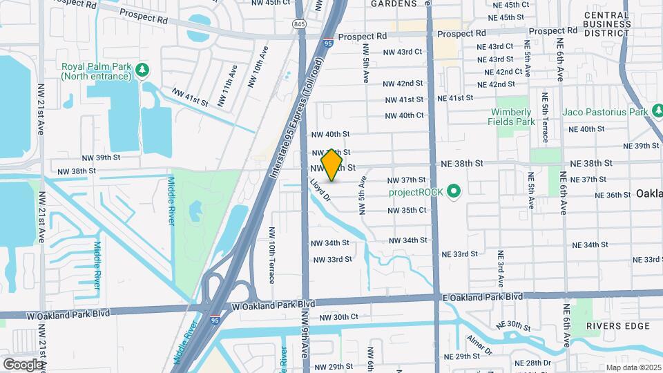 750 NW 37th St Map and Location Details