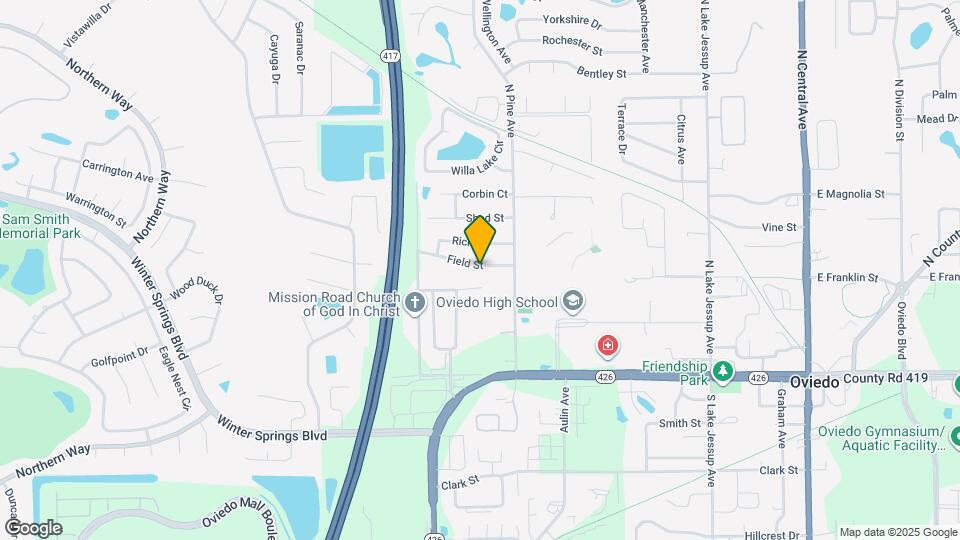 838 Field St Map and Location Details