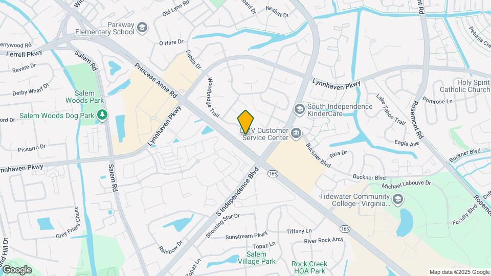 1604 Big Springs Pl Map and Location Details