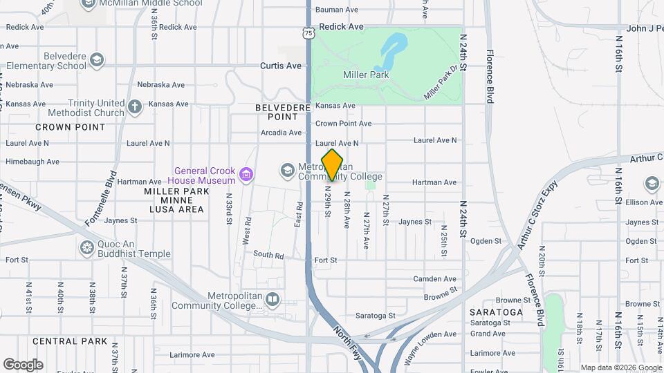 5621 N 29th St Map and Location Details