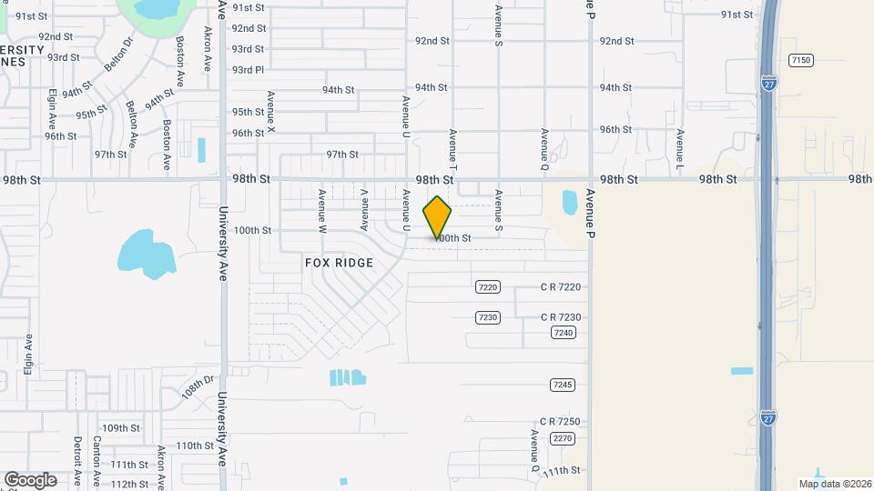 2011 100th St Map and Location Details