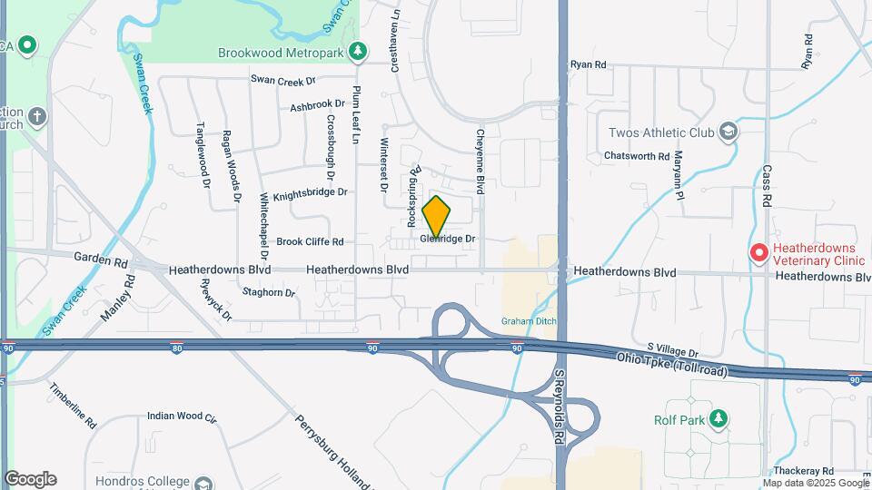 5435 Glenridge Dr Map and Location Details