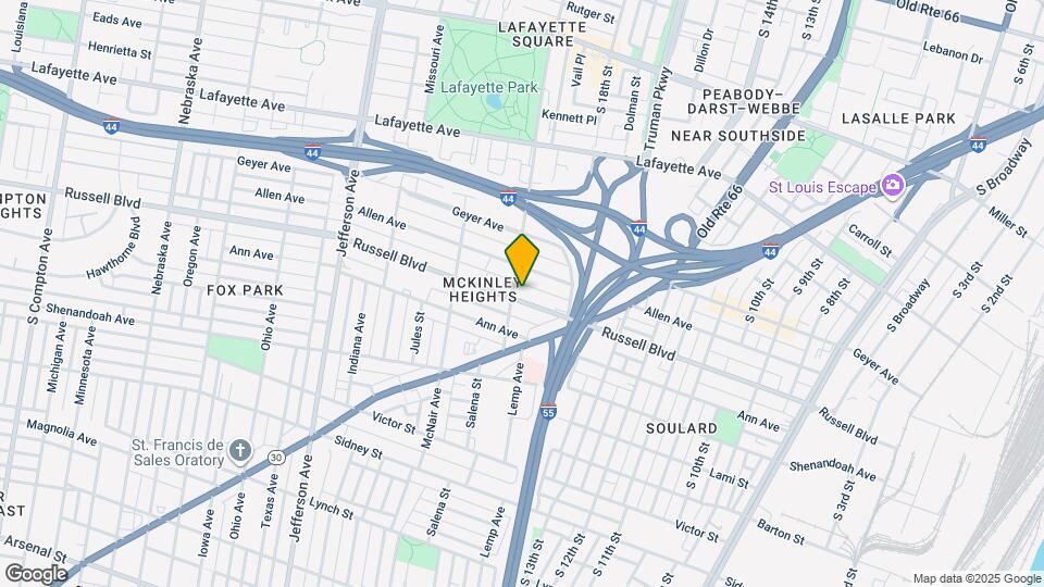 1855 Russell Blvd Map and Location Details