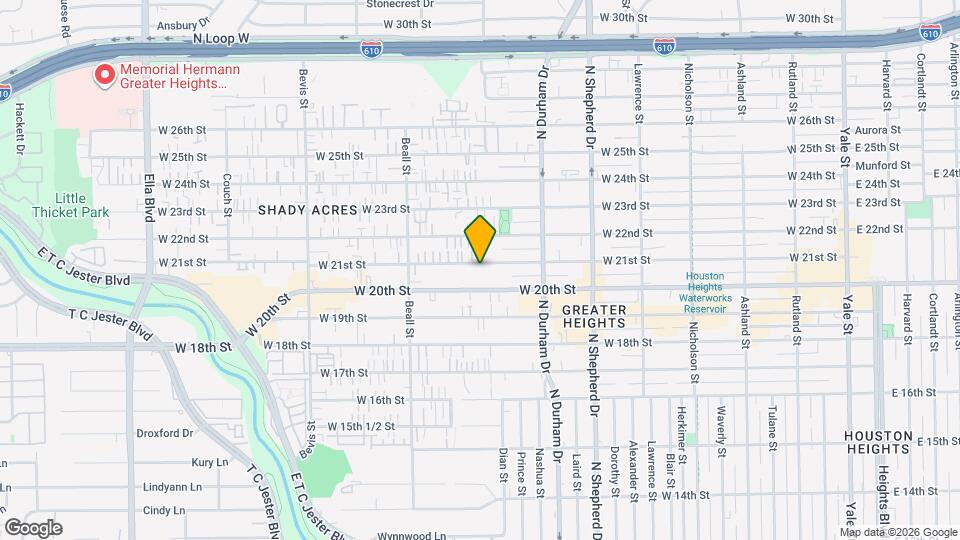 914 W 21st St Map and Location Details