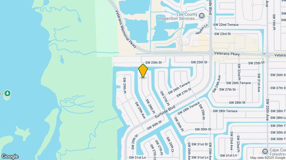 2535 SW 28th Pl Map and Location Details