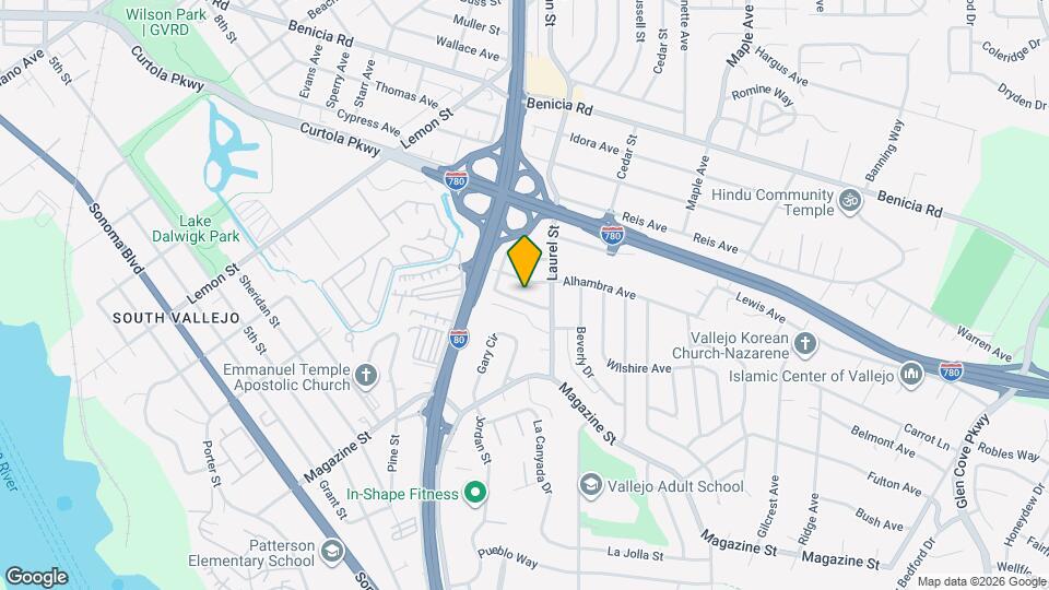 120 Laguna St Map and Location Details