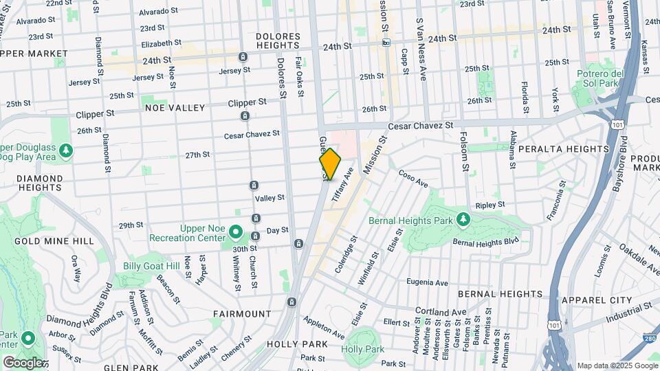 649 San Jose Avenue Map and Location Details