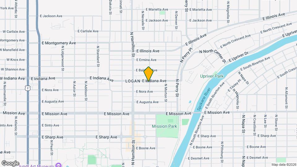 950 E Indiana Ave Mapa y Detalles de la Ubicación