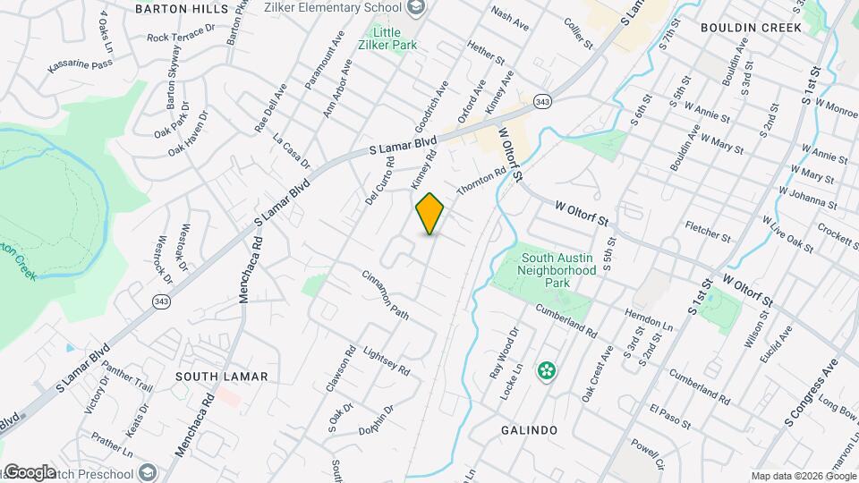 2506 Thornton Rd Map and Location Details