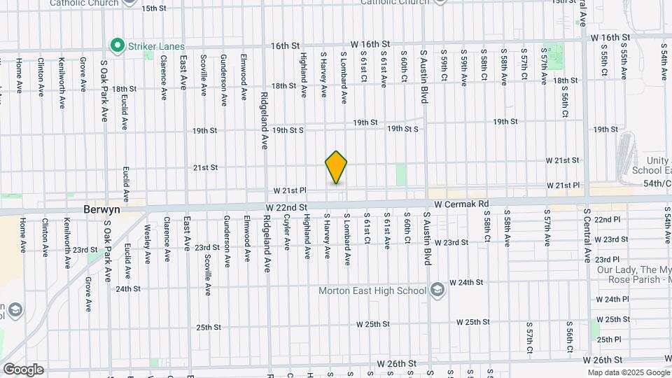 6207 W 21st Pl Mapa y Detalles de la Ubicación