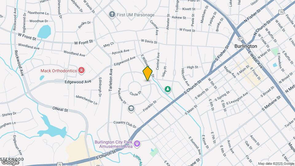 504 Parkview Dr Map and Location Details