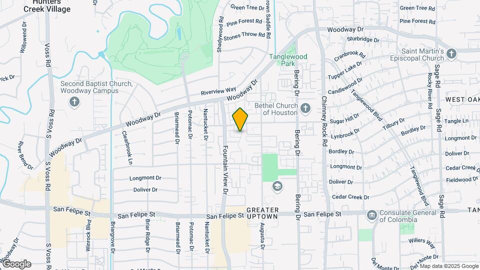 5839 Sugar Hill Dr Map and Location Details