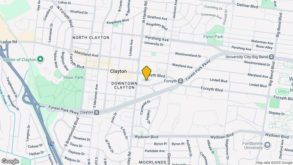 155 Carondelet Plaza, Unit 505 Map and Location Details