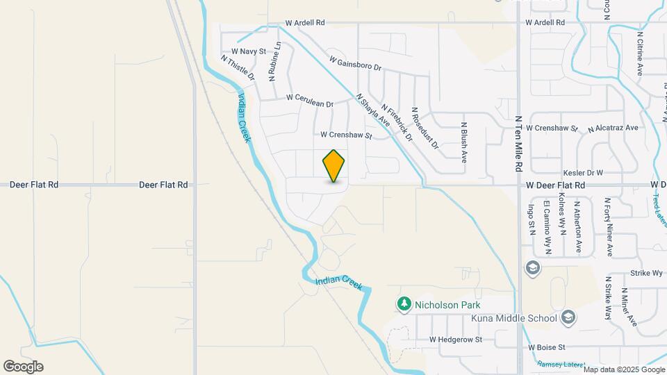 2534 W Balboa Dr Map and Location Details