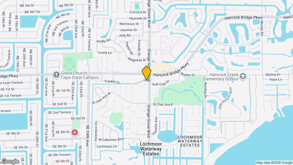 4781 Orange Grove Blvd Map and Location Details