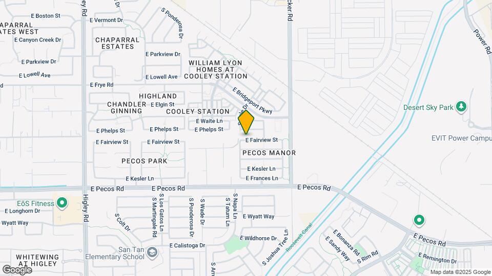 3826 E Fairview St Map and Location Details