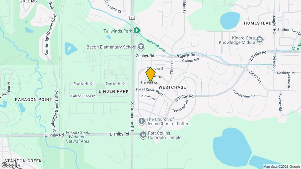 2215 Harvest St Map and Location Details