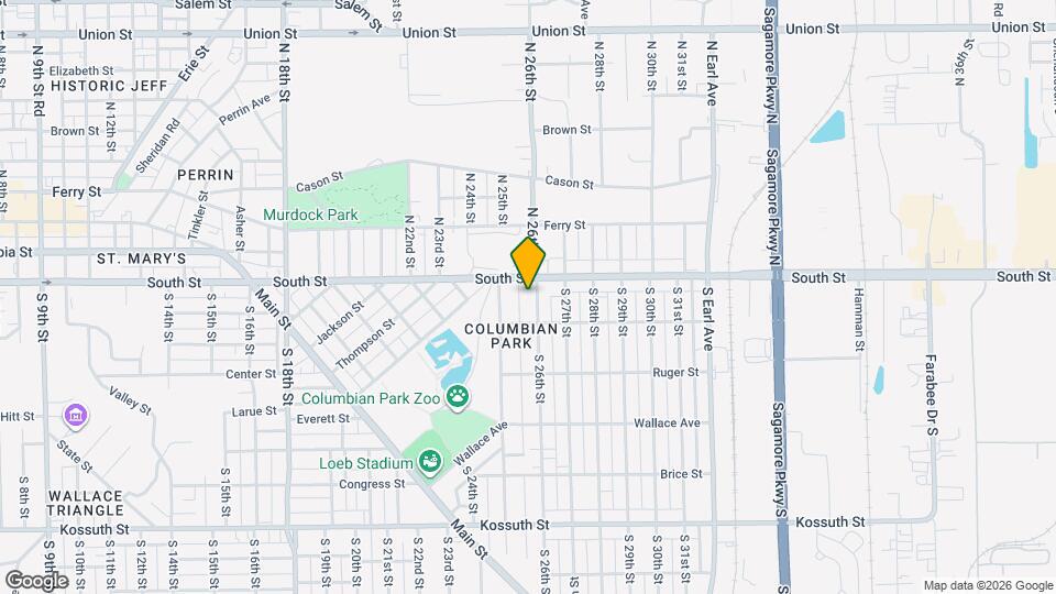 14 S 26th St Map and Location Details