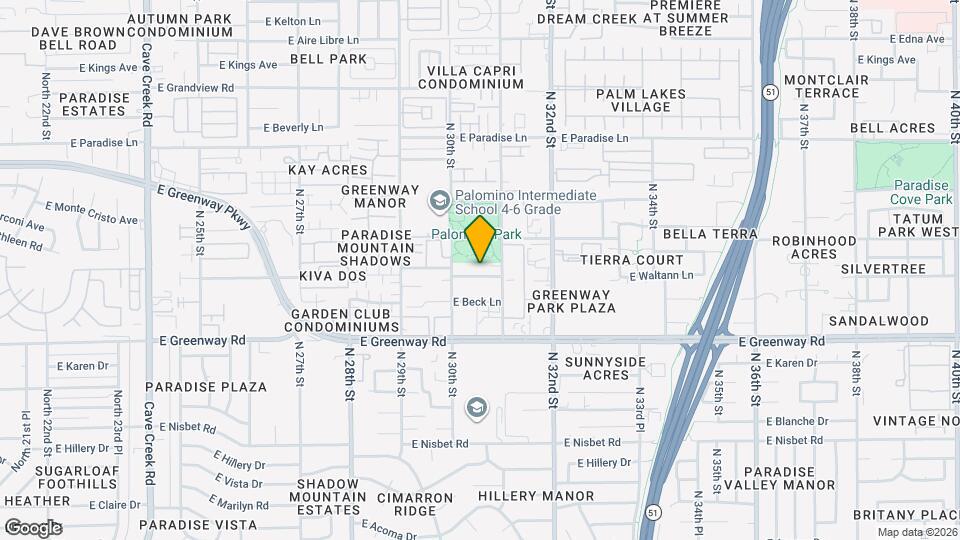 3024 E Waltann Ln, Unit UNIT # 3 Map and Location Details