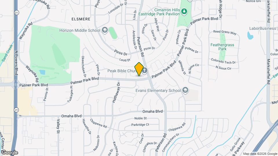 6755 Pahokee Ct Map and Location Details