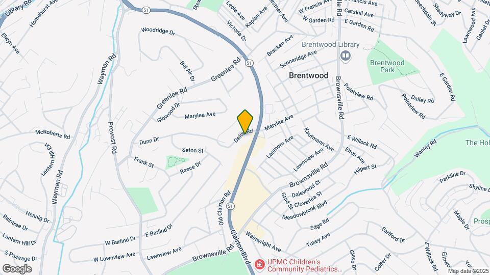 3821 Delco Rd Map and Location Details