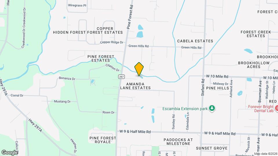3348 Pine Forest Rd Map and Location Details