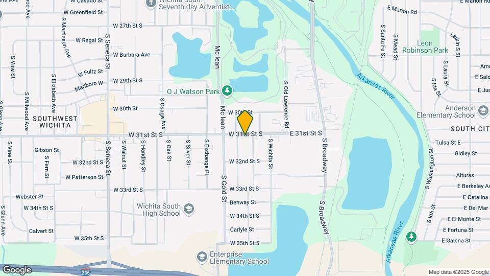 419 W 31st St S Map and Location Details