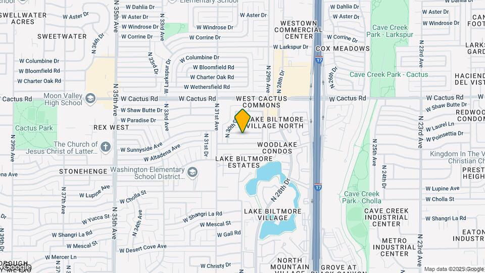3017 W Laurel Ln Map and Location Details