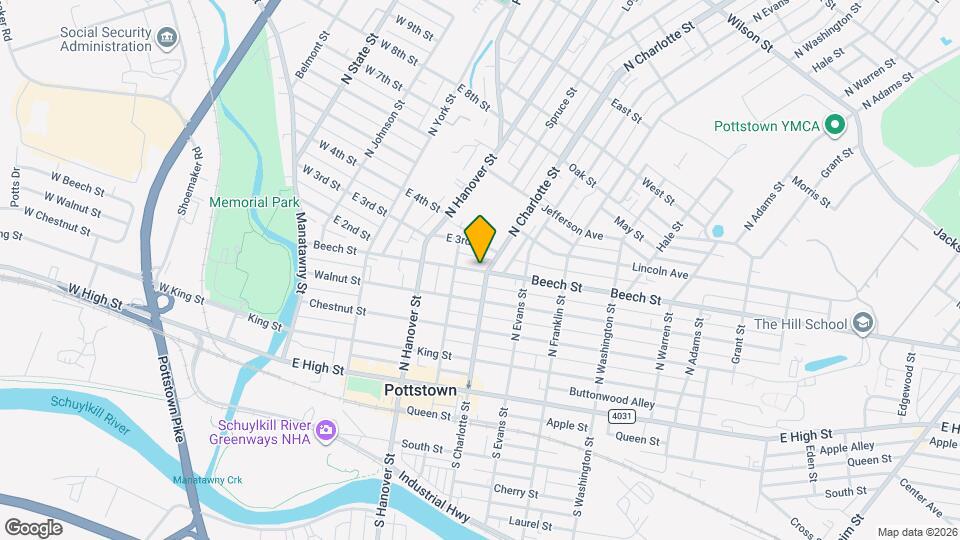 267 Beech St Map and Location Details