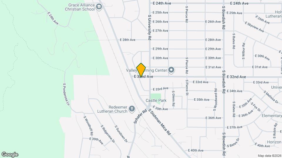 10604 E 32nd Ave Map and Location Details