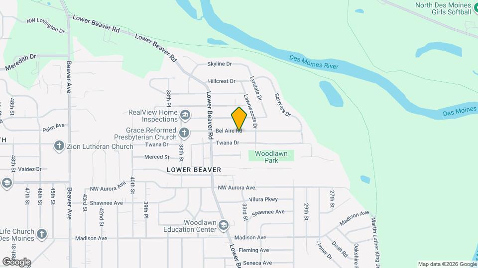 3300 Bel Aire Rd Map and Location Details