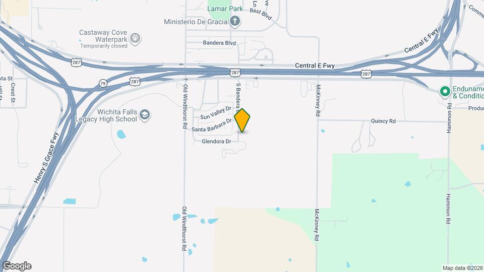 2913 S Bandera Dr Map and Location Details