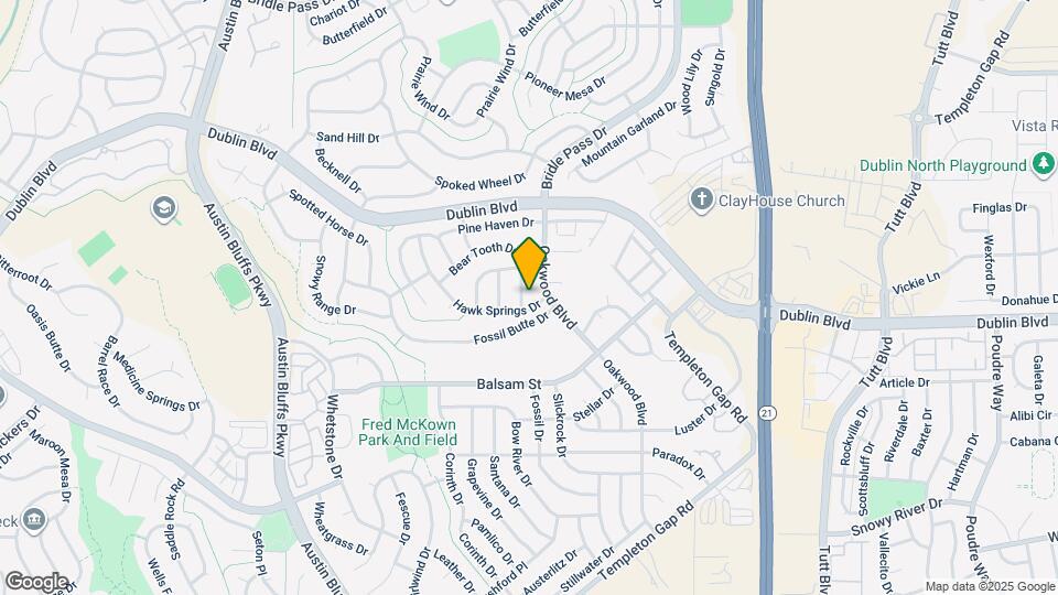 6625 Bear Tooth Dr Map and Location Details