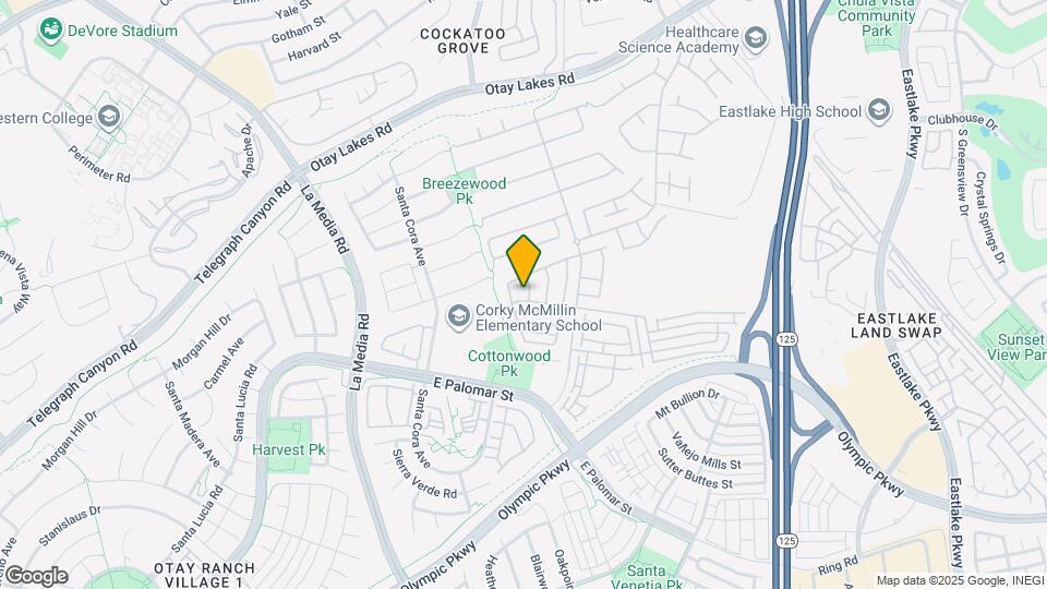 1238 Ukiah St Map and Location Details