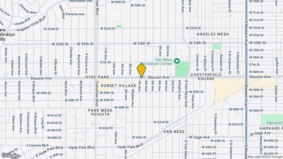 2820 W Slauson Ave Mapa y Detalles de la Ubicación