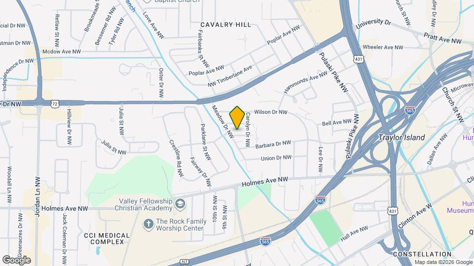 2908 Hart Dr NW Mapa y Detalles de la Ubicación