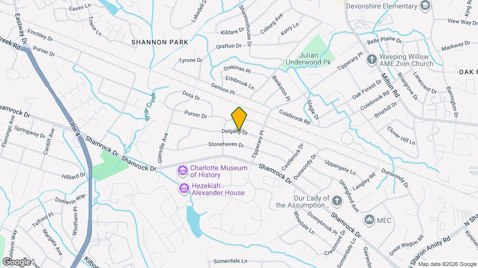 3728 Delgany Dr Map and Location Details