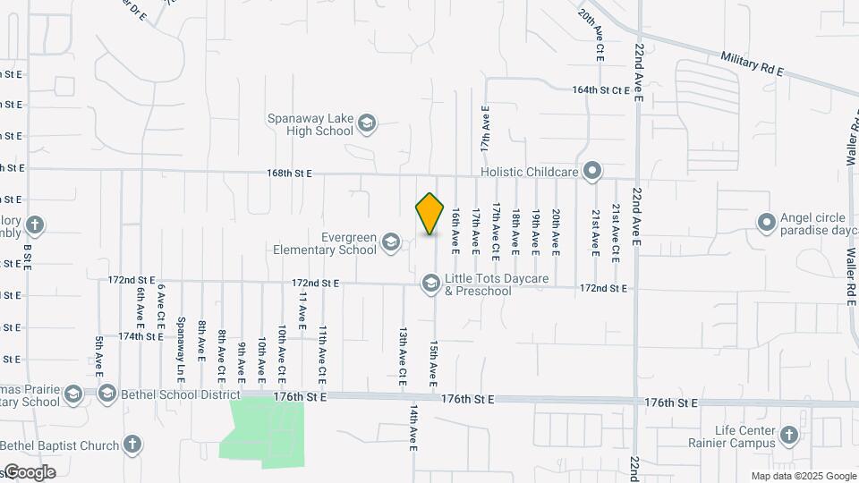17010 15th Ave E Mapa y Detalles de la Ubicación
