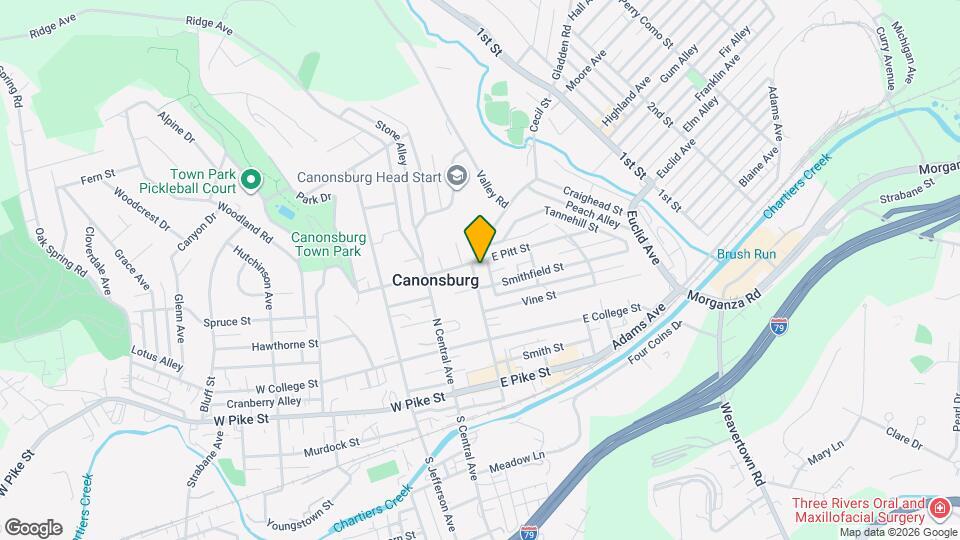 416 Greenside Ave Map and Location Details