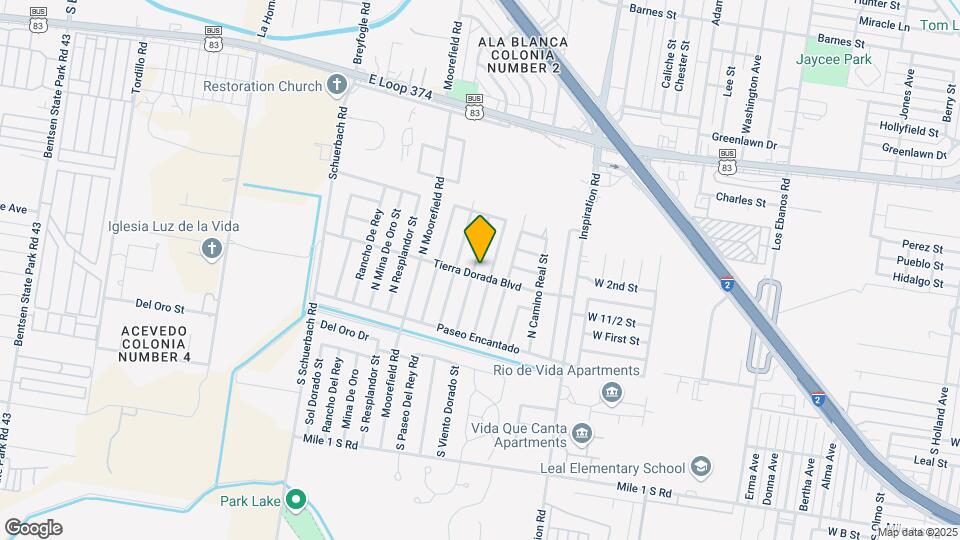 2506 Viento Dorado St Map and Location Details