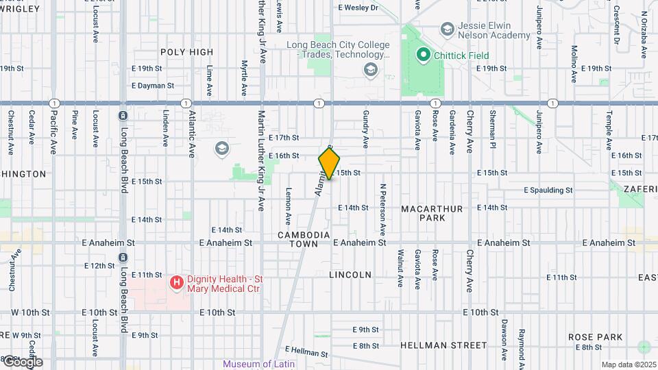 1467 Orange Ave Map and Location Details