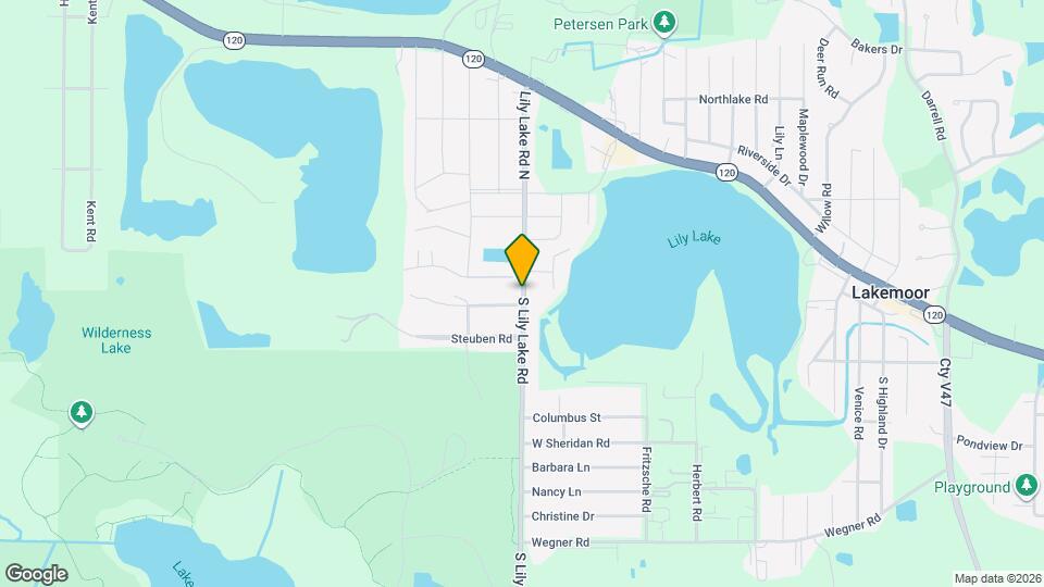 101 S Lily Lake Rd Map and Location Details