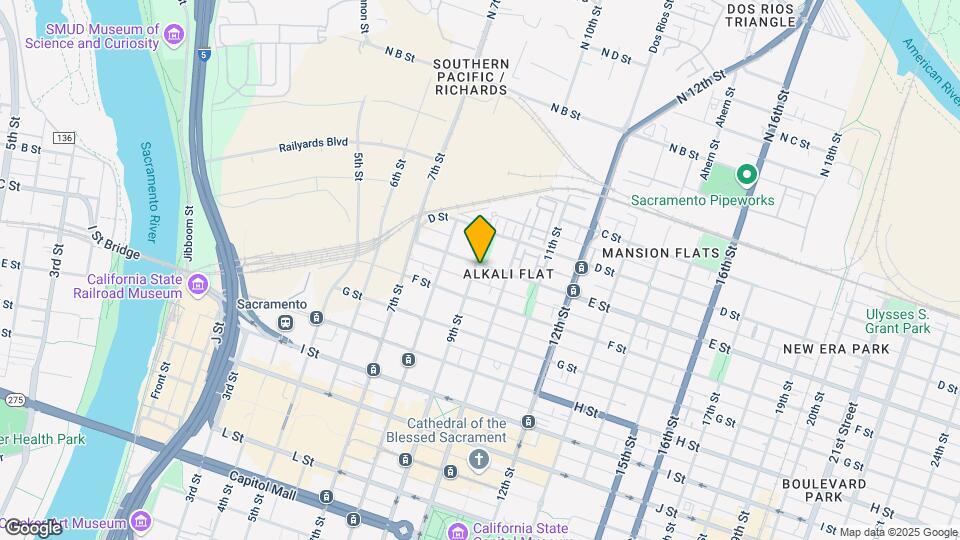 900 E St Map and Location Details