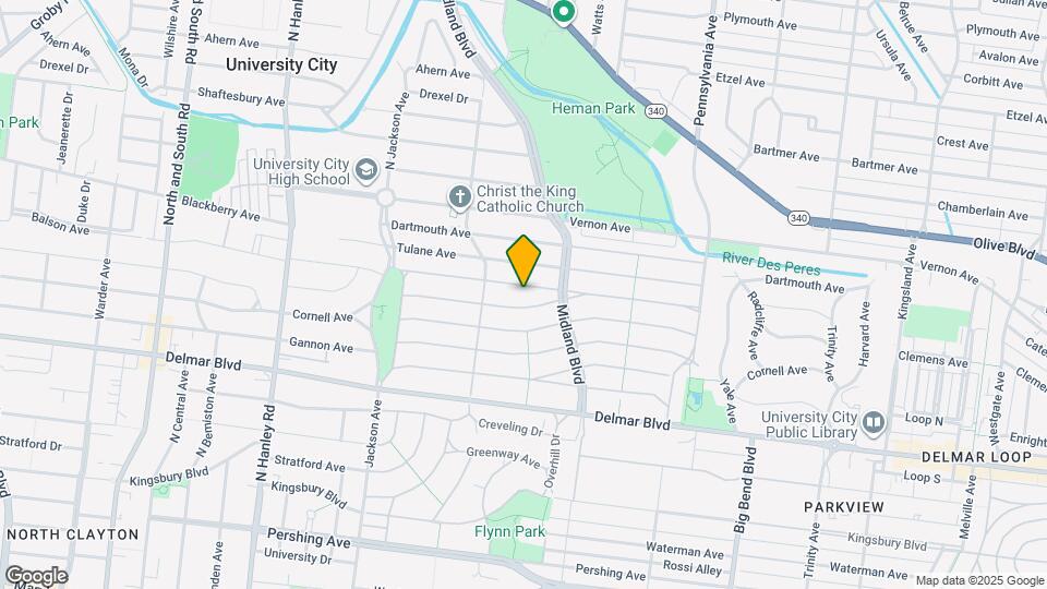 7230 Amherst Ave Map and Location Details