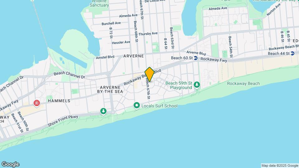 BEACH 67 STREET Mapa y Detalles de la Ubicación